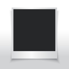 Retro photo frame. Vector illustration