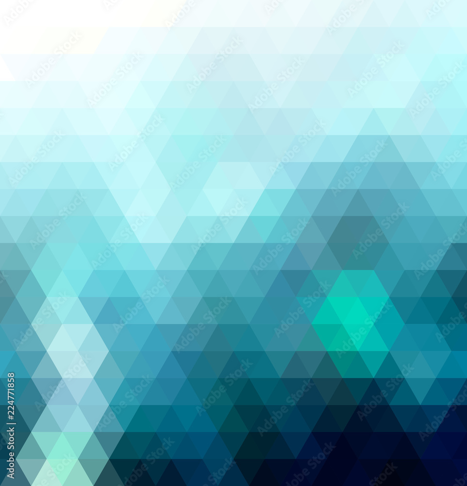 Poster Abstract geometric background with triangles. Vector illustration.