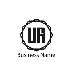 Initial Letter UR Logo Template Design
