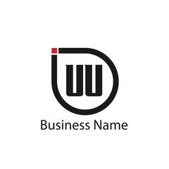 Initial Letter UU Logo Template Design