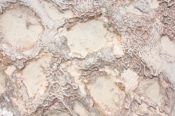 A natural and cultural UNESCO World Heritage Site in the province of Denizli in the south-west of Turkey. Geothermal sources. Background, texture