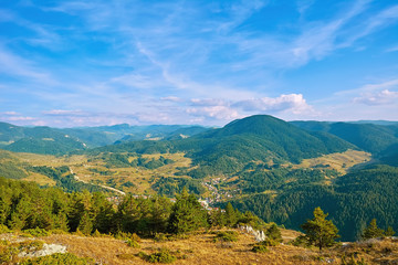 Fototapeta na wymiar Rhodope Mountains in Bulgaria