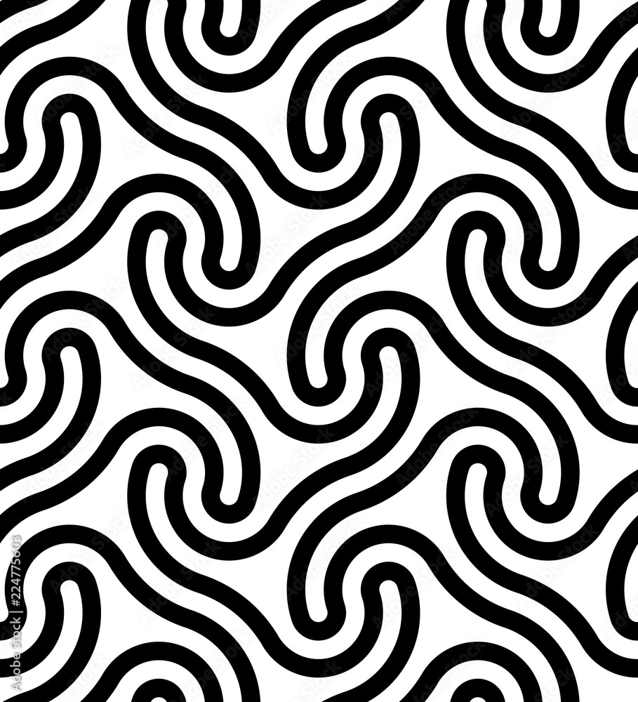 Poster vector geometric pattern. seamless modern linear pattern.