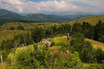 Overlooking the Zelengora mountain range near Kalinovik, Bosnia and Herzegovina.