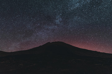 Milkyway and astrophotography at night, Tenerife Spain