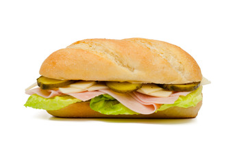 Belegtes Baguettebrötchen