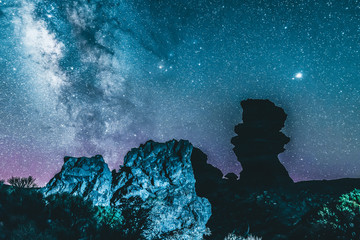 Milkyway and astrophotography at night, Tenerife Spain