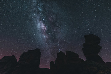 Milkyway and astrophotography at night, Tenerife Spain