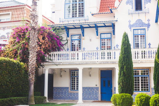 View Of Cascais, Greater Lisbon, Portugal, Portuguese Riviera Atlantic Ocean Shore