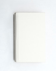 mockup white book