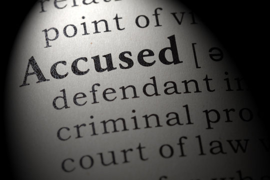 definition of accused