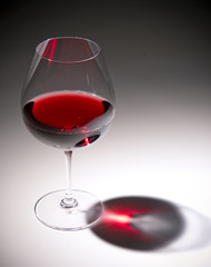 Taça de vinho tinto