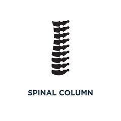 Spinal column icon. Simple element illustration. Spinal column c