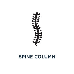 Spine column icon. Simple element illustration. Spine column con
