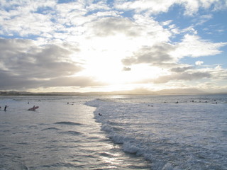 Fototapeta na wymiar Australia's surfing coast. Byron Bay, Surfers Paradise