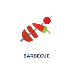 barbecue icon. grilled chicken , restaurant concept symbol design, cooking meal vector illustration