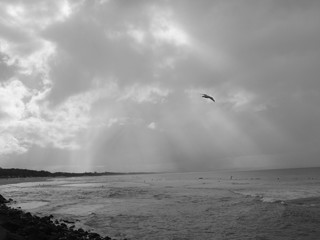 Surf in Australia. Byron Bay.  Australia's surfing coast. Year 2004