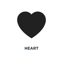 heart icons icon. of love concept symbol design, linear bold vector illustration