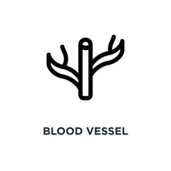 Fototapeta premium blood vessel icon. blood vessel concept symbol design, vector il
