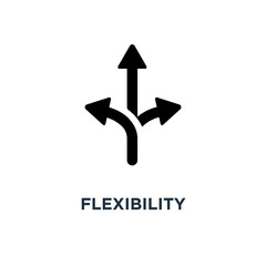 flexibility icon. flexibility concept symbol design, vector illu