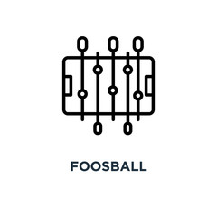 foosball icon. foosball concept symbol design, vector illustrati
