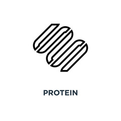 Fototapeta premium protein icon. protein concept symbol design, vector illustration