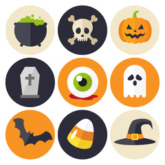 Halloween icons