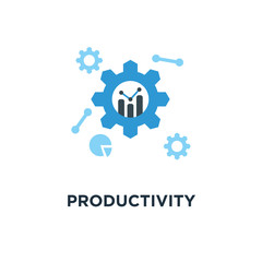 Fototapeta na wymiar productivity icon. productive capacity concept symbol design, pe