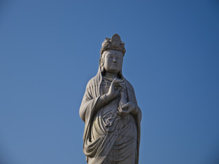 Fototapeta na wymiar Buddha statue in Naksansa temple, South Korea