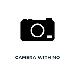 camera with no photos icon. camera focus concept symbol design,