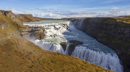 Gullfoss waterfall