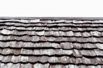 Architecture classic old wooden roof