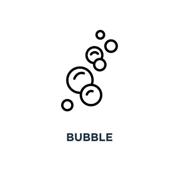 bubble icon. bubble concept symbol design, vector illustration