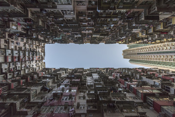 Crowded Hong Kong - obrazy, fototapety, plakaty