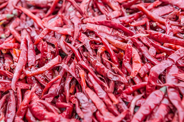 red dried thai chilli