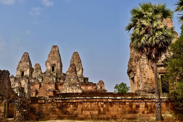 Naklejka premium Pre Rup temple in Angor, Siem Reap, Cambodia