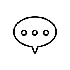 speech bubble chat icon