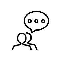 speech bubble conversation icon