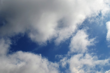 blue sky with clouds