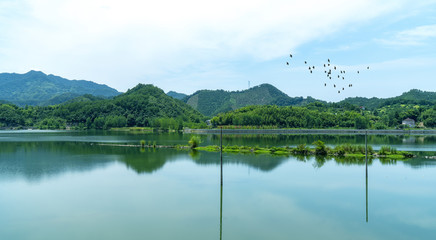Fototapeta premium Landscapes and lakes..