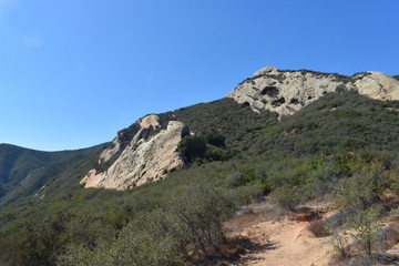 Green hill in California