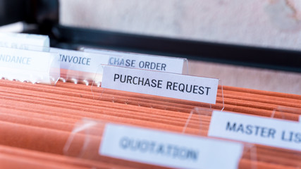 Obraz premium Financial purchase order document contract sign concept
