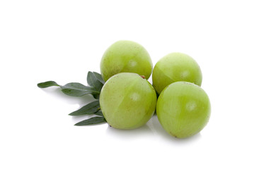 fresh makhampom isolated on white