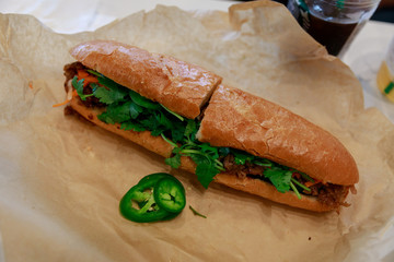 Banh mi Vietnamese sandwich