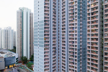 Building facade in Hong Kong