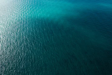 Foto auf gebürstetem Alu-Dibond Meer / Ozean Top view of the sea