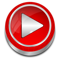 Play Button - 3D illustration