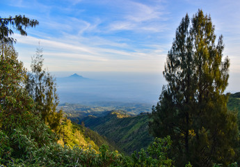 A view to a mountain