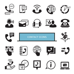 contact icons