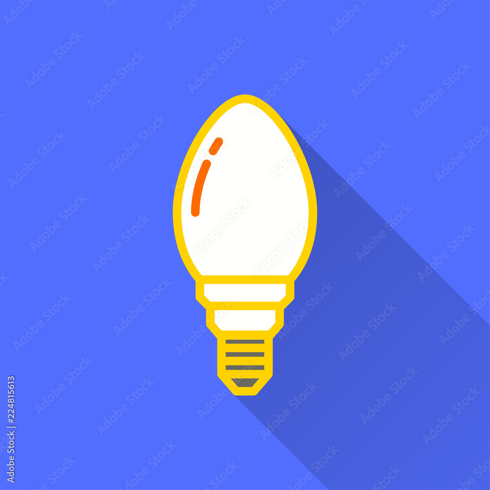 Poster lamp - vector icon for graphic and web design.